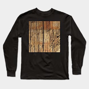 Beautiful  Warm Wood Texture Long Sleeve T-Shirt